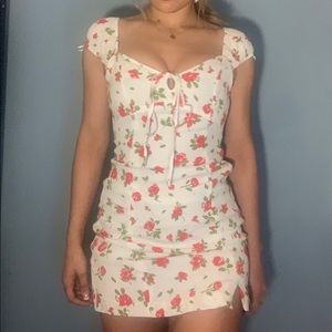 Zara dress with roses
